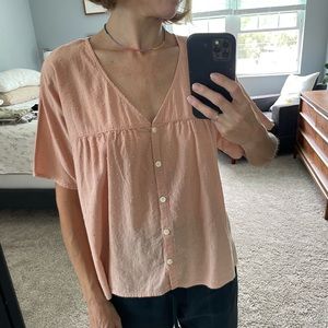 Madewell Swiss dot blouse